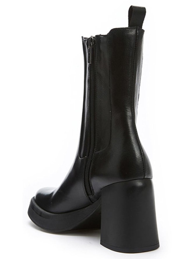 Frank Daniel Skórzane botki w kolorze czarnym rozmiar: 39