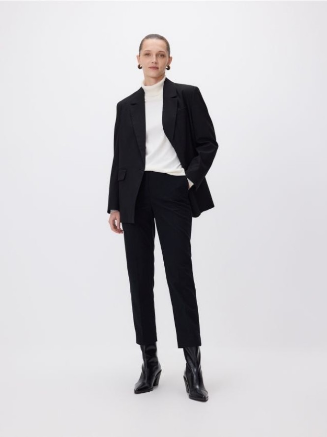 Spodnie cygaretki - czarny