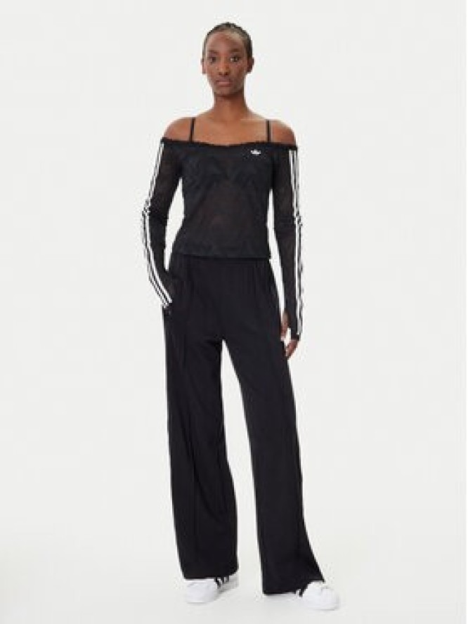 adidas Spodnie dresowe Firebird Lace KD0351 Czarny Loose Fit