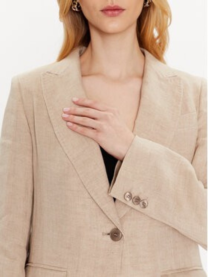Weekend Max Mara Marynarka Nalut 2350410431 Beżowy Regular Fit