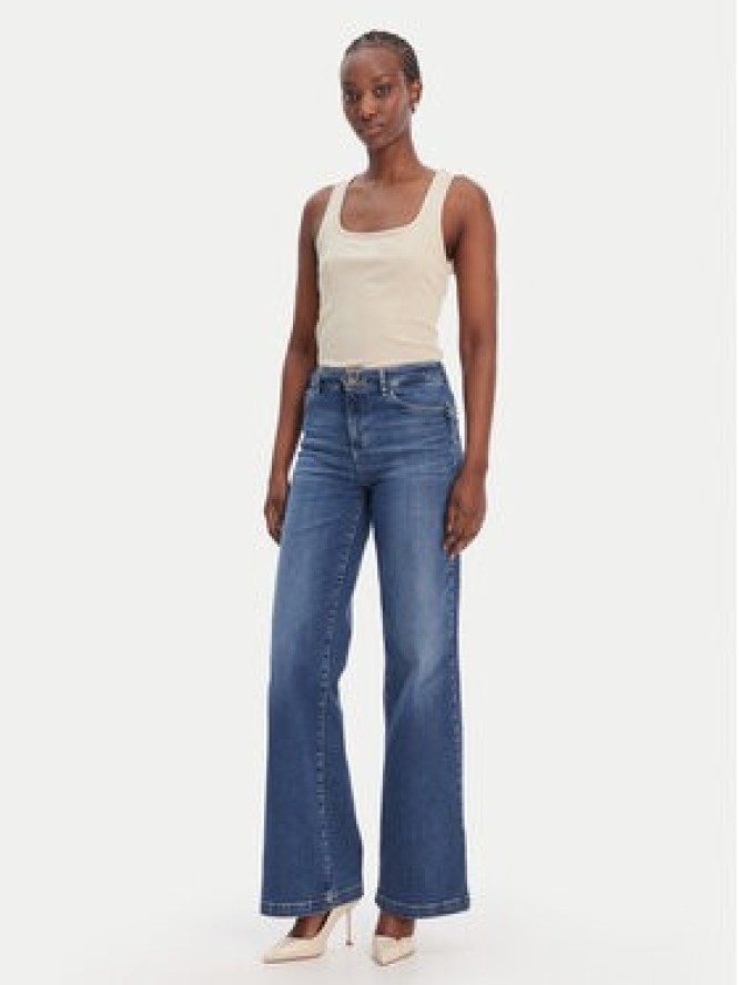 Liu Jo Sport Top TA6173 J3845 Écru Regular Fit