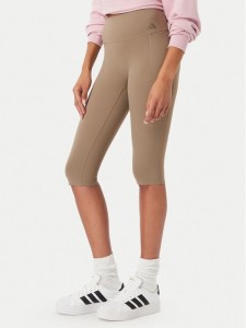 adidas Legginsy Optime Contour Workout KV7456 Khaki Slim Fit