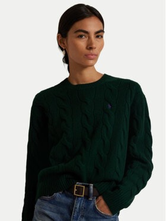 Polo Ralph Lauren Sweter 211A91216008 Zielony Straight Fit