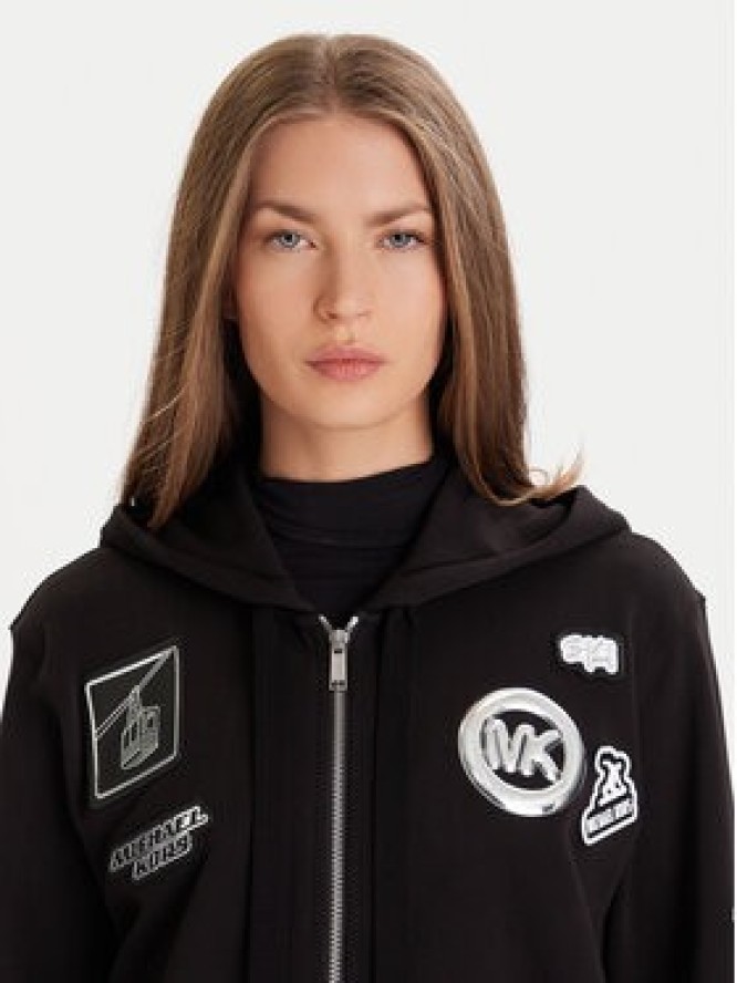 MICHAEL Michael Kors Bluza MF551WQ4MY Czarny Relaxed Fit