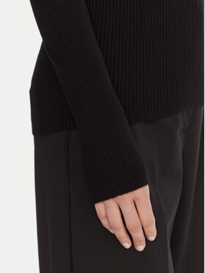 Kontatto Sweter 3M0809C Czarny Slim Fit