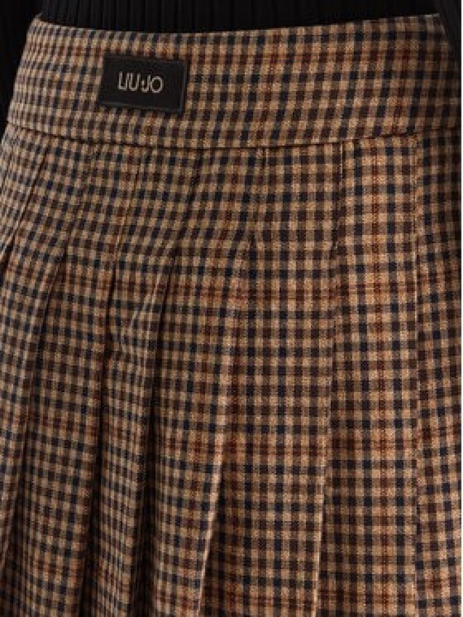 Liu Jo Spódnica mini MF5156 T4335 Beżowy Regular Fit