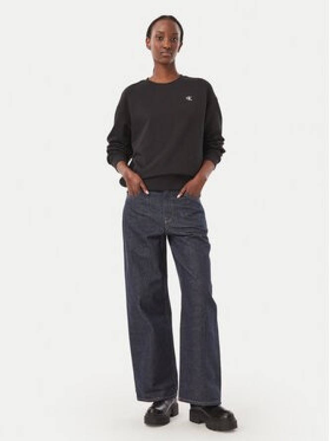 Calvin Klein Jeans Bluza Monogram LV047F223G Czarny Regular Fit
