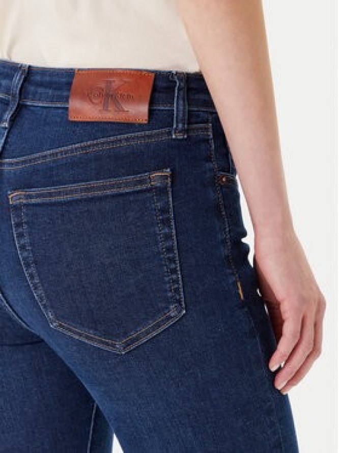 Calvin Klein Jeans Jeansy LV047B772G Granatowy Skinny Fit