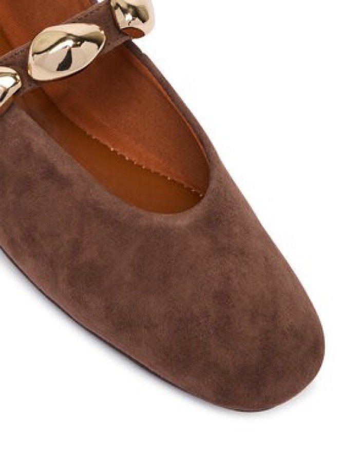 Steve Madden Baleriny Poppin 11005437 Brązowy