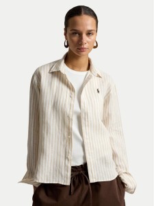 Polo Ralph Lauren Koszula 211935130504 Beżowy jasny Relaxed Fit