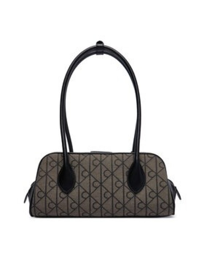 Calvin Klein Torebka Emblem Trio Jacquard LV04F3744G Szary