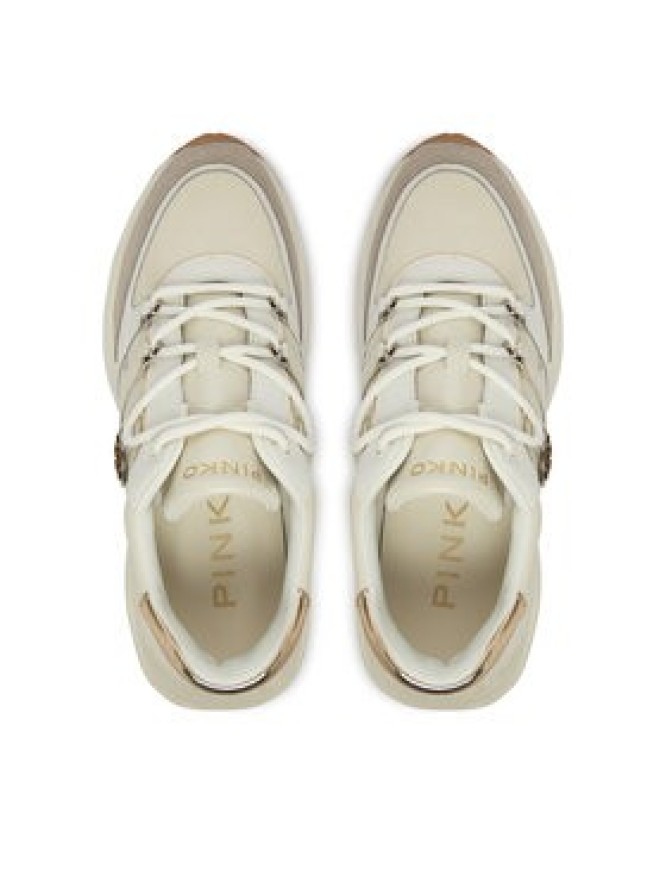 PINKO Sneakersy Ariel 36 SS0215P021 Kremowy