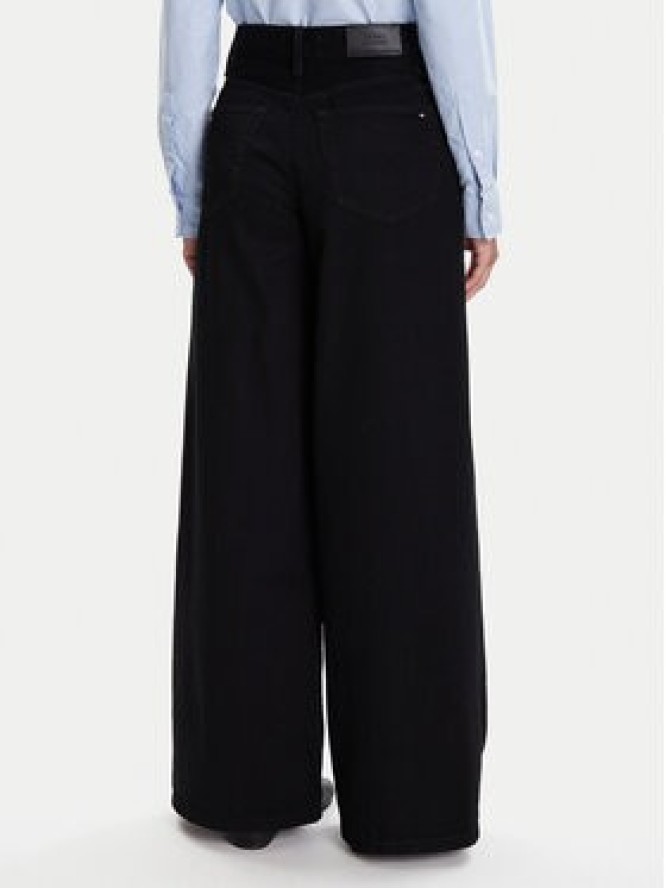 Tommy Hilfiger Jeansy 70's WW0WW48254 Czarny Wide Leg
