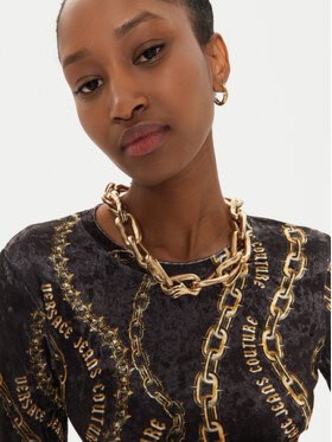 Versace Jeans Couture Sukienka codzienna 77HAO9B0 Czarny Slim Fit