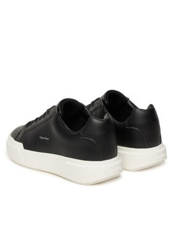 Calvin Klein Sneakersy Chunky Cupsole Laceup Lth Wn YW0YW01947 Czarny