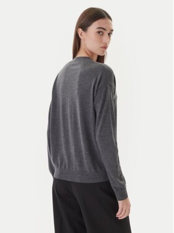 Weekend Max Mara Sweter Fiocchi 2525366042 Szary Regular Fit