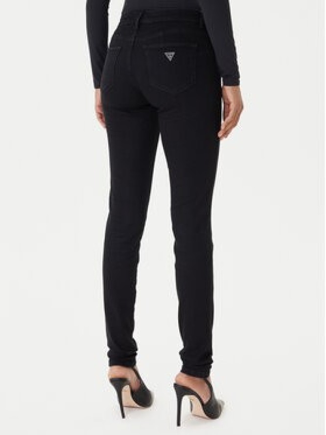 Guess Jeansy Curve X. W2YAJ2 D4PZ1 Czarny Skinny Fit
