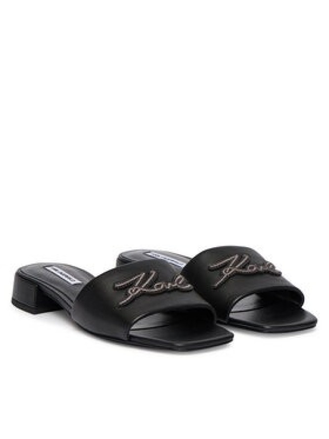 KARL LAGERFELD Klapki Petalo II KL80700C Czarny