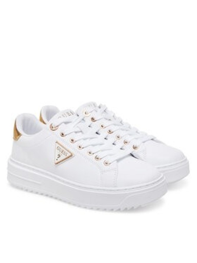 Guess Sneakersy FLJD12 LEA12 Biały