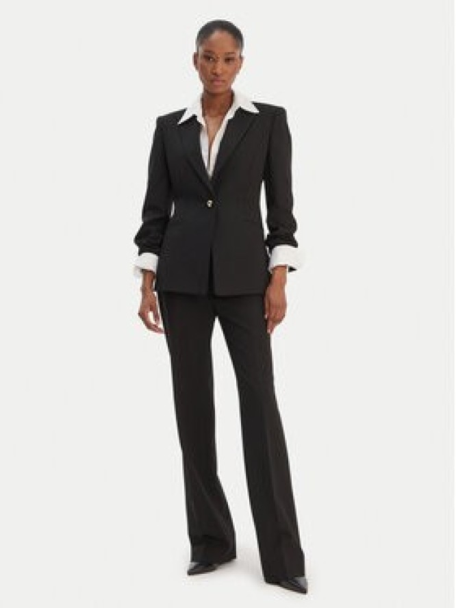 HUGO Spodnie materiałowe Hilayla 50555896 Czarny Slim Fit