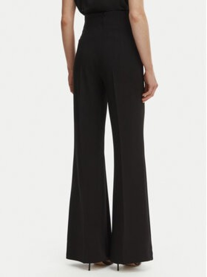Rinascimento Spodnie palazzo CFC0020264002 Czarny Flare Fit
