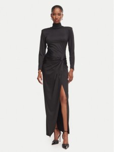 Rinascimento Sukienka wieczorowa CFC0020494002 Czarny Slim Fit