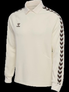 hummel hmlROOT POLO L/S polo z długim rękawem z mieszanki bawełny