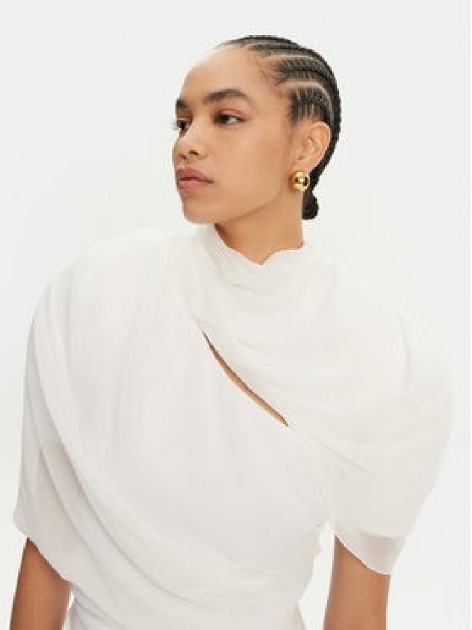 JACQUEMUS Sukienka koktajlowa 24H251DR130-1555 Biały Regular Fit