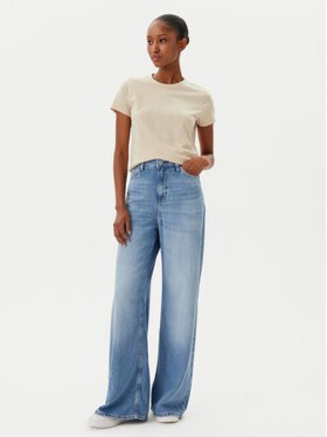 BOSS T-Shirt C_Elogo_20 50541343 Beżowy Slim Fit