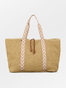Becksöndergaard Shopper bag "Pheobe" w kolorze beżowym - 44 x 40 cm rozmiar: onesize