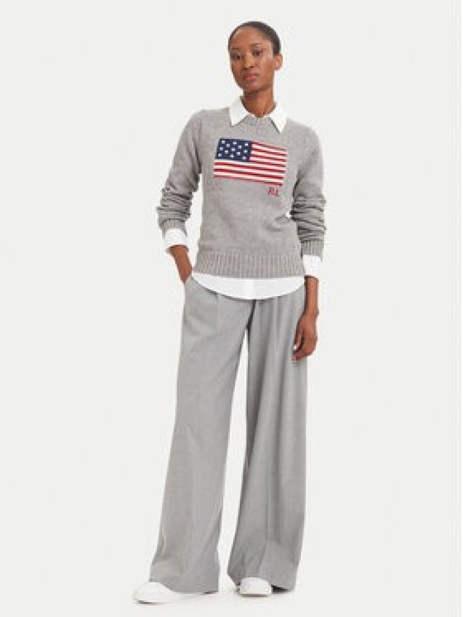 Polo Ralph Lauren Sweter 211B28830002 Szary Regular Fit