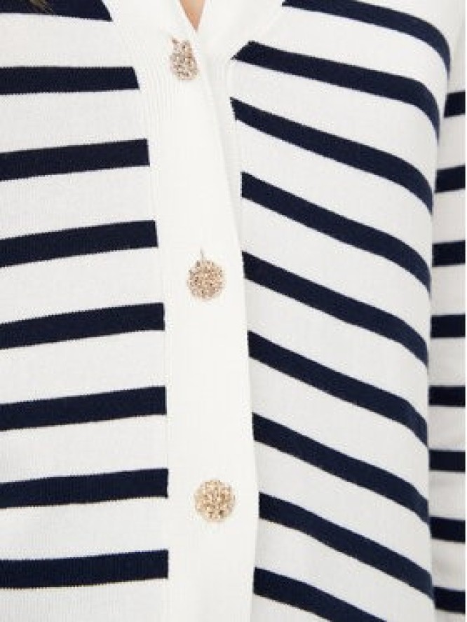 Vila Kardigan Wennie 14100579 Biały Regular Fit