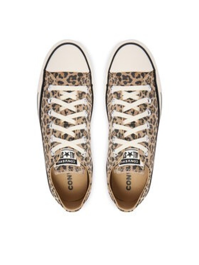 Converse Trampki CTAS OX EGRET/BLACK/HONEY STICK A19182C Beżowy