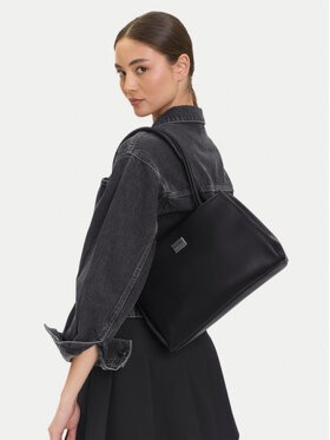 Tommy Jeans Torebka Tjw American Cool Med Tote AW0AW17297 Czarny