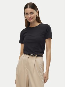 Vero Moda T-Shirt Lulu 10323755 Czarny Regular Fit