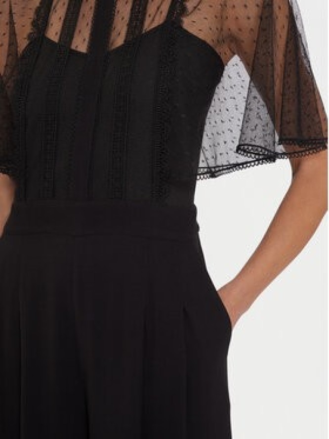 TWINSET Kombinezon 252TT2340 Czarny Wide Leg