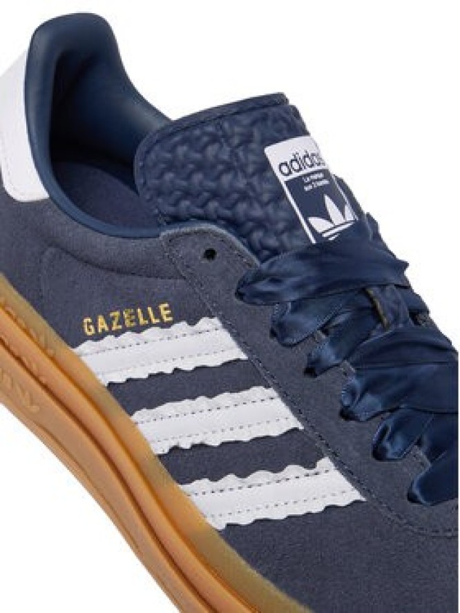 adidas Sneakersy Gazelle Bold KJ2429 Granatowy