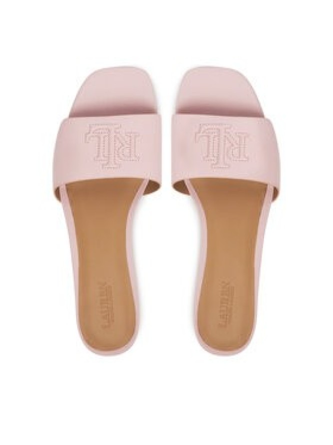 LAUREN RALPH LAUREN Klapki Everley 802959143007 Różowy