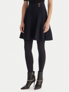 Guess Spódnica mini W5YD65 Z0130 Granatowy Regular Fit