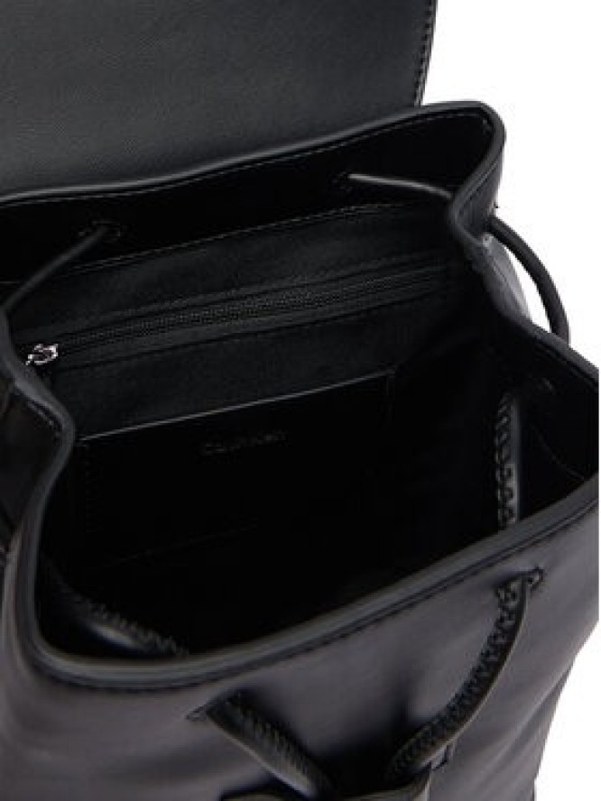 Calvin Klein Plecak Bold Ck Flap Mini Backpack LV04F3893G Czarny