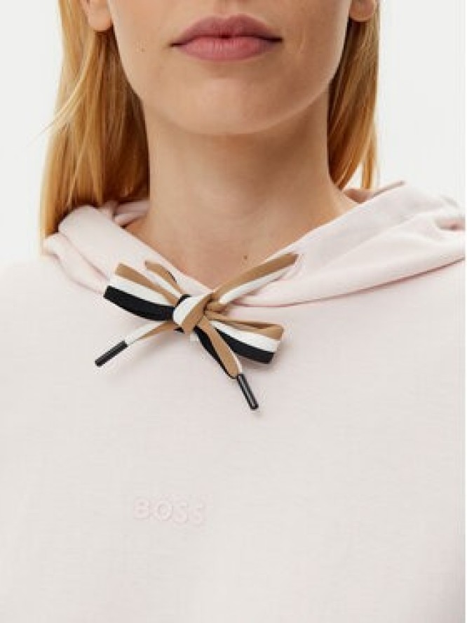 BOSS Bluza CP Stripe 50524760 Różowy Regular Fit