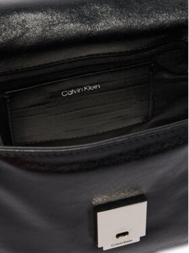 Calvin Klein Torebka Emblem Hw Padded Crossbody LV04F3620G Czarny