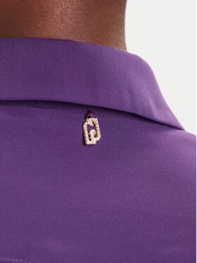 Liu Jo Koszula MF5147 T4241 Fioletowy Regular Fit