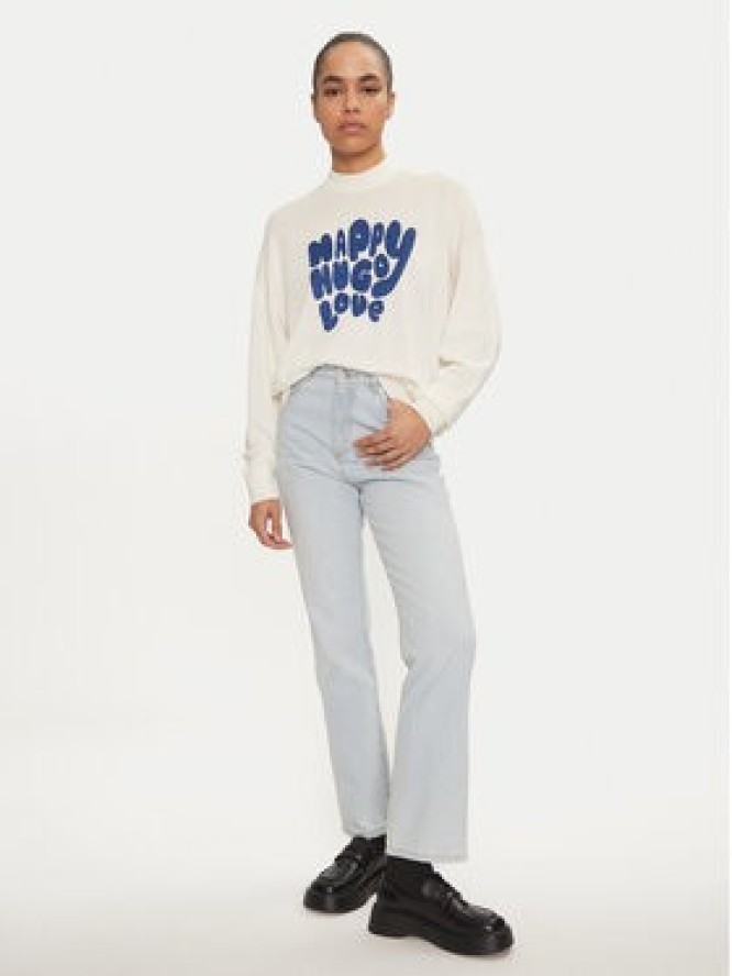 Hugo Sweter Sidara 50522527 Écru Regular Fit