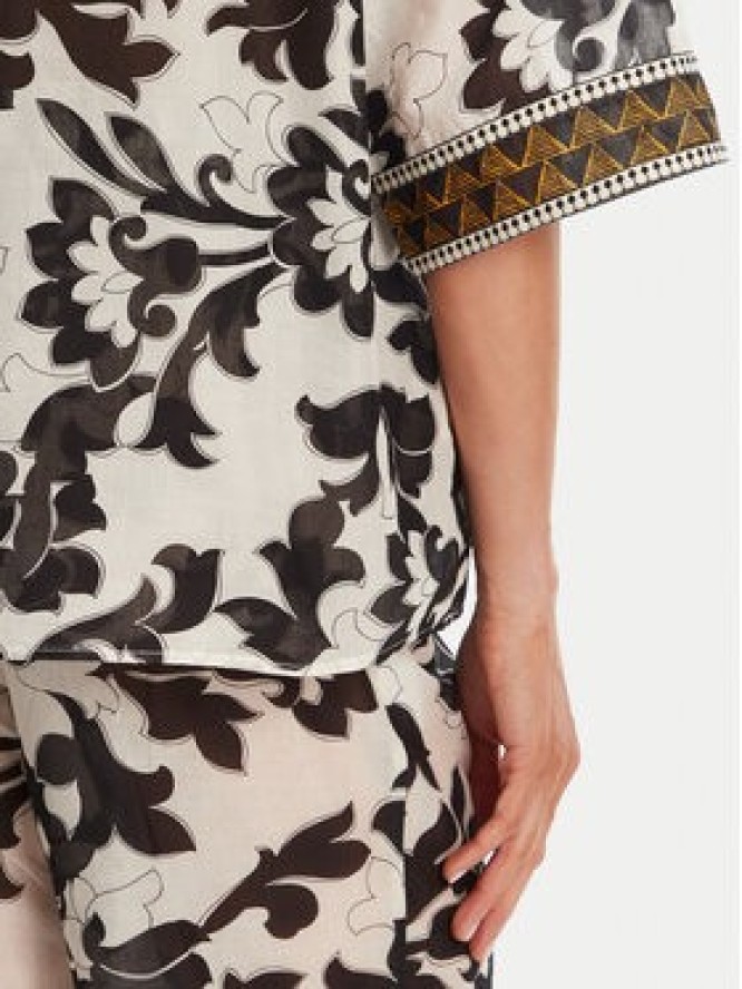 Devotion TWINS Bluzka Ethnic 025.004G Czarny Loose Fit