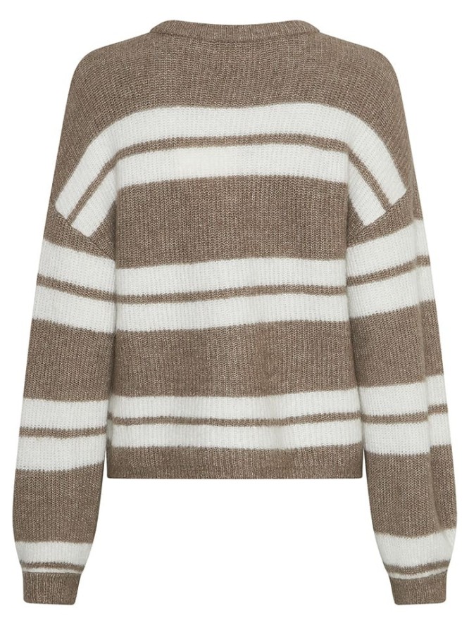 MOSS COPENHAGEN Sweter w kolorze biało-beżowym rozmiar: L/XL