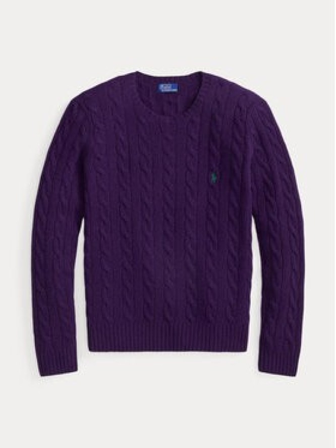 Polo Ralph Lauren Sweter 211971865011 Fioletowy Slim Fit