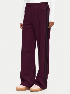 adidas Spodnie dresowe Firebird Loose Tracksuit KS4669 Bordowy Loose Fit