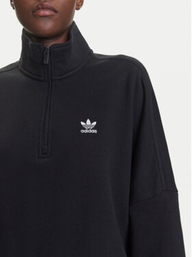 adidas Bluza Essentials French Terry IW5726 Czarny Oversize