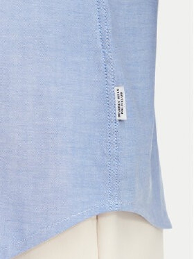 Beverly Hills Polo Club Koszula P-SS26W-SH6600 Niebieski Regular Fit